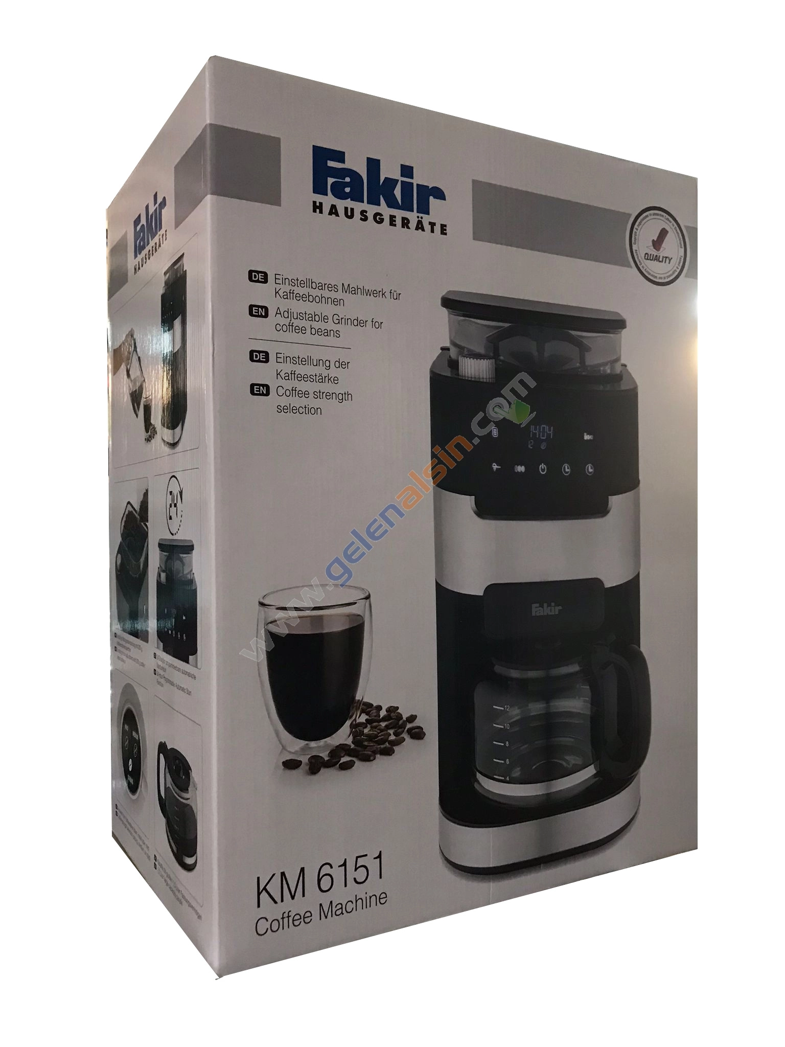 Fakir KM6151 Öğütücülü Filtre Kahve Makinesi