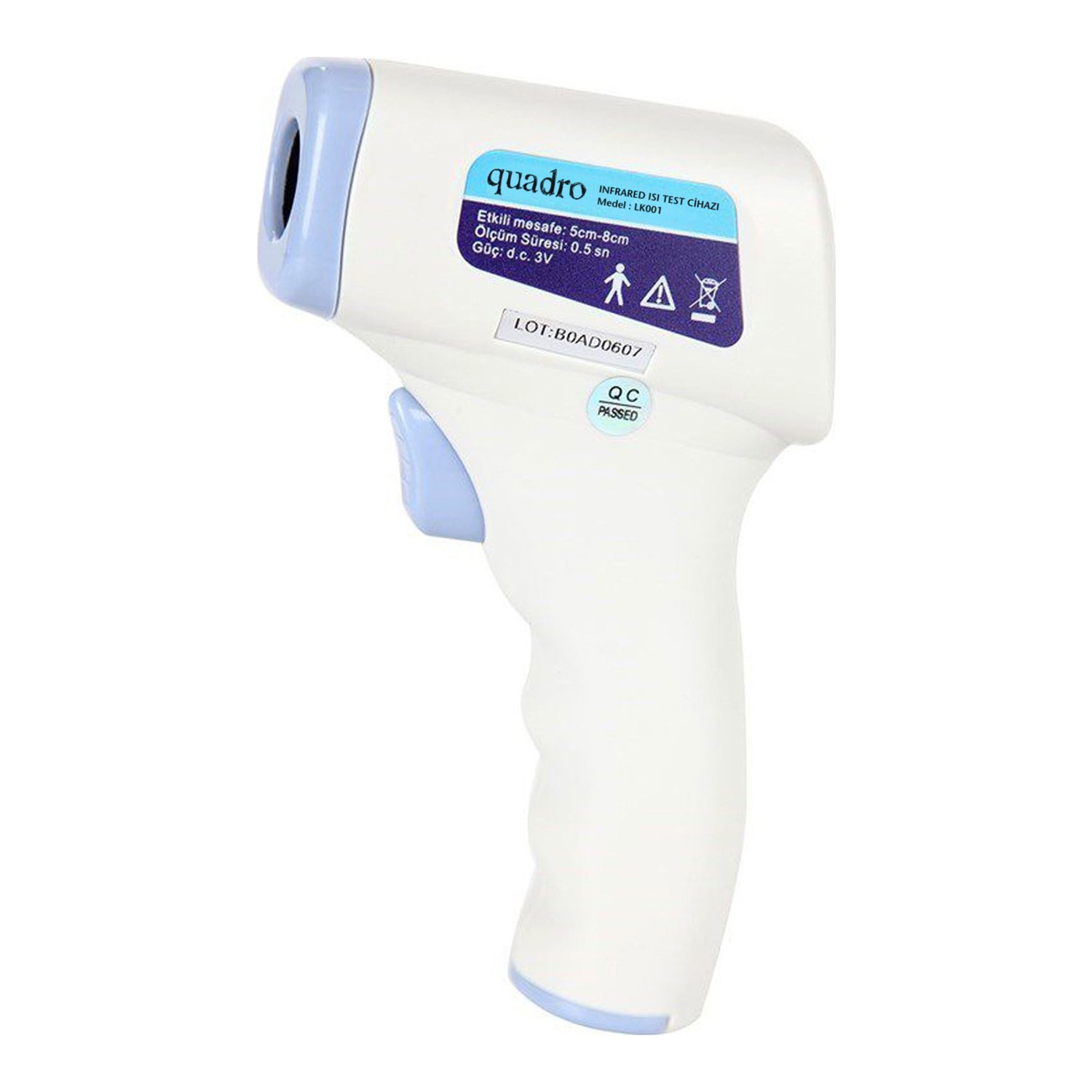 Quadro LK001 Temassız Ateş Ölçer Beyaz