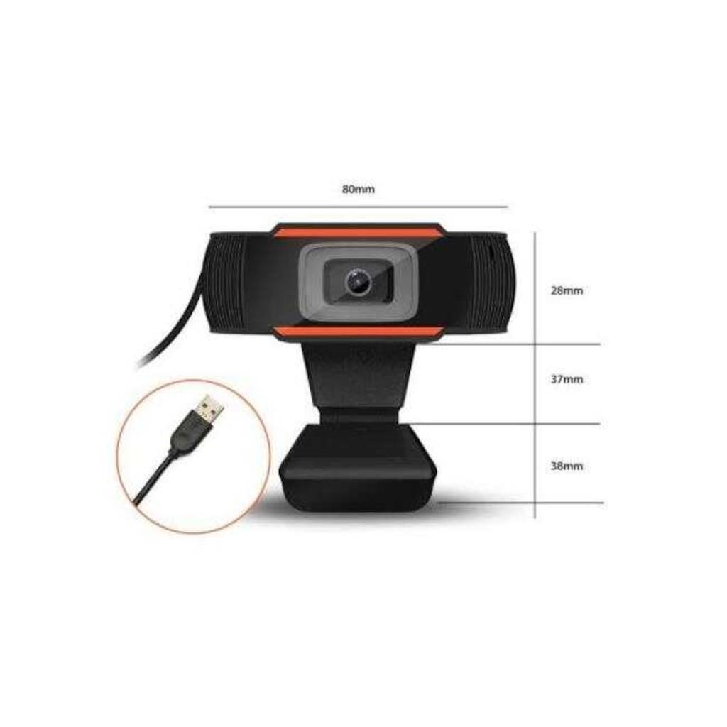 Oem Mikrofonlu Usb Webcam  Full HD 720P Tak Çalıştır PC Kamera