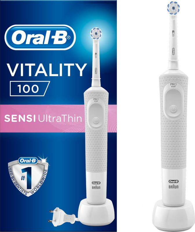 Oral-B D100 Vitality Sensi Ultra Thin Şarjlı Diş Fırçası