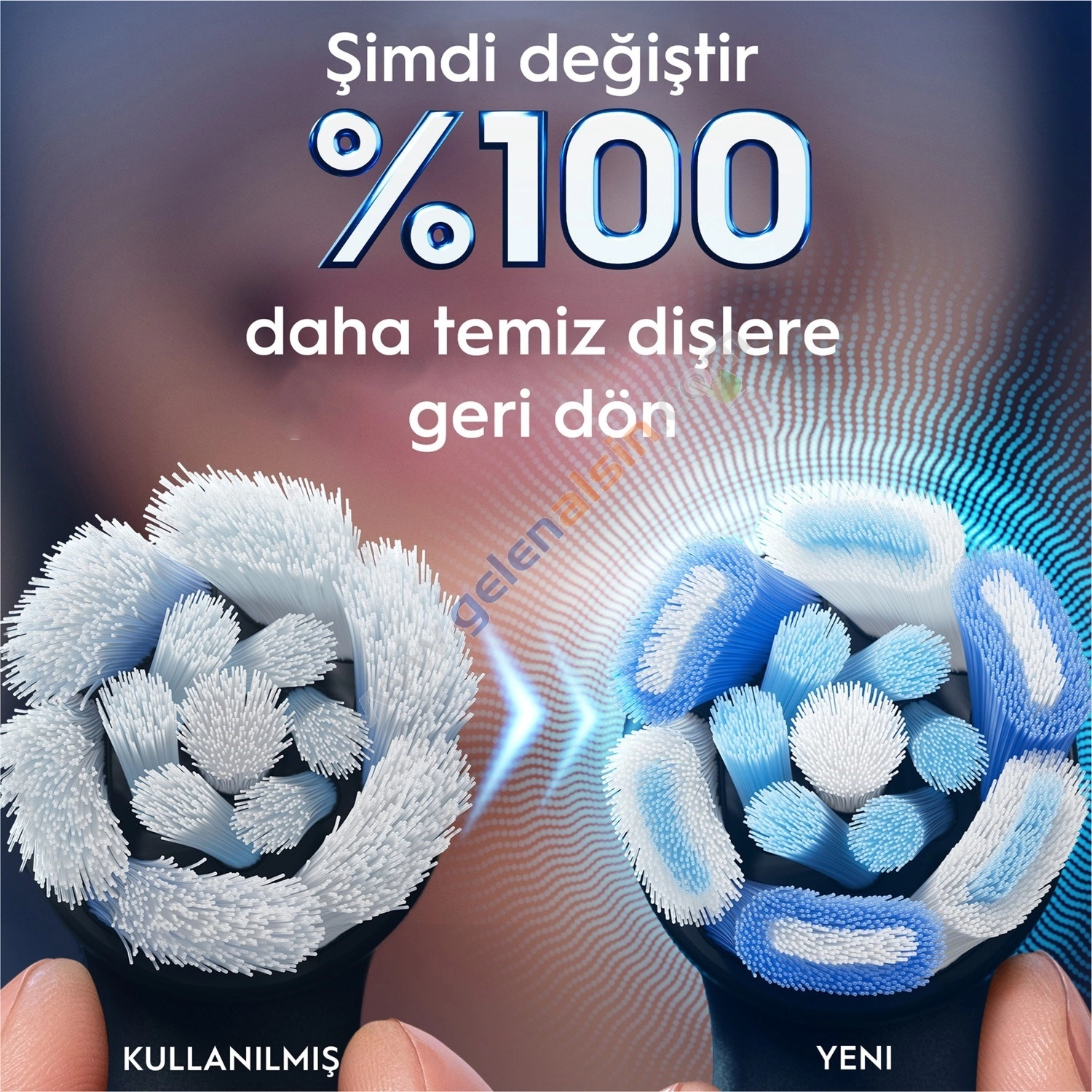 Oral-B iO Ultimate Clean Siyah 4’lü Diş Fırçası Başlığı