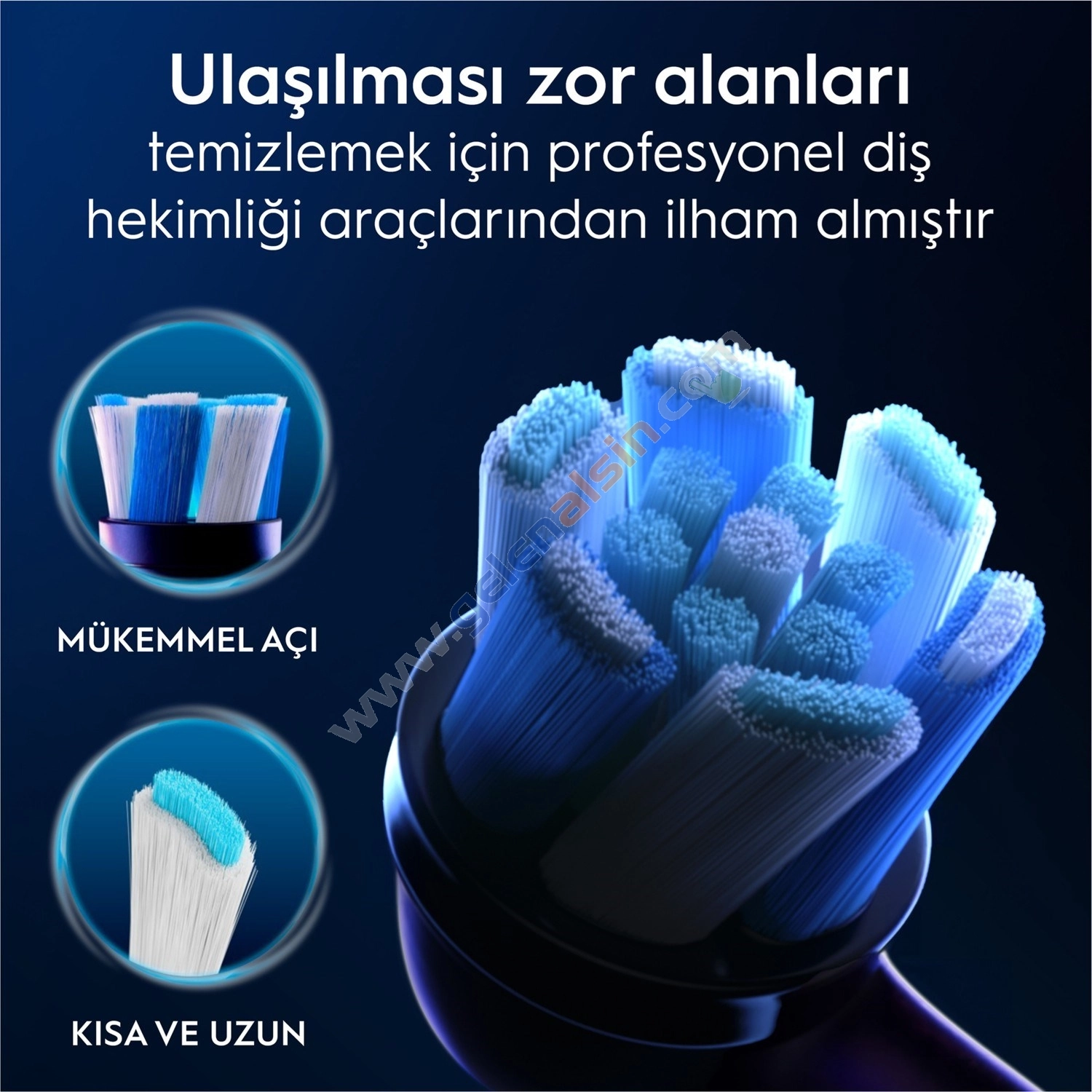 Oral-B iO Ultimate Clean Siyah 4’lü Diş Fırçası Başlığı