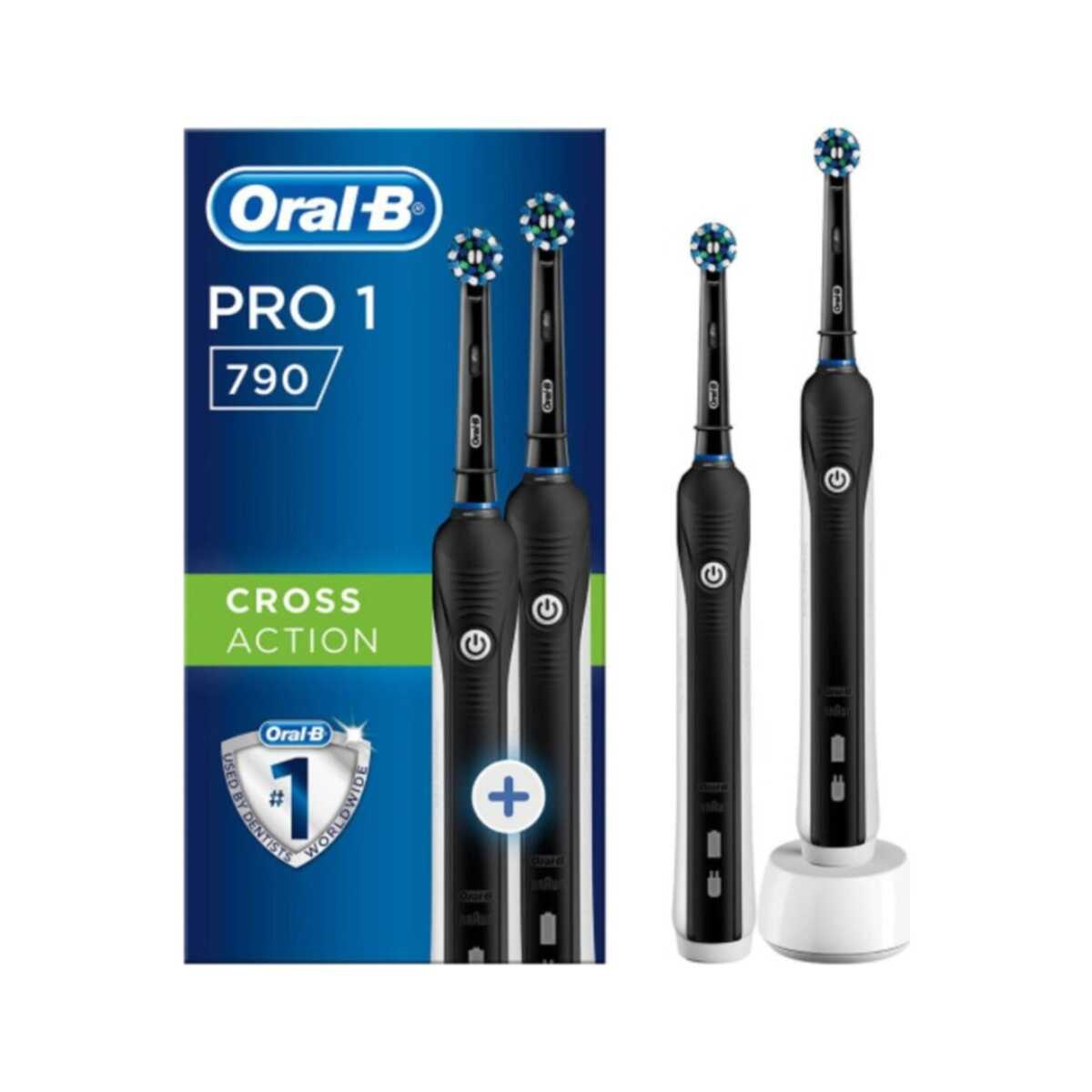 Oral-B Pro 790 Şarj Edilebilir Diş Fırçası 2’li Paketi