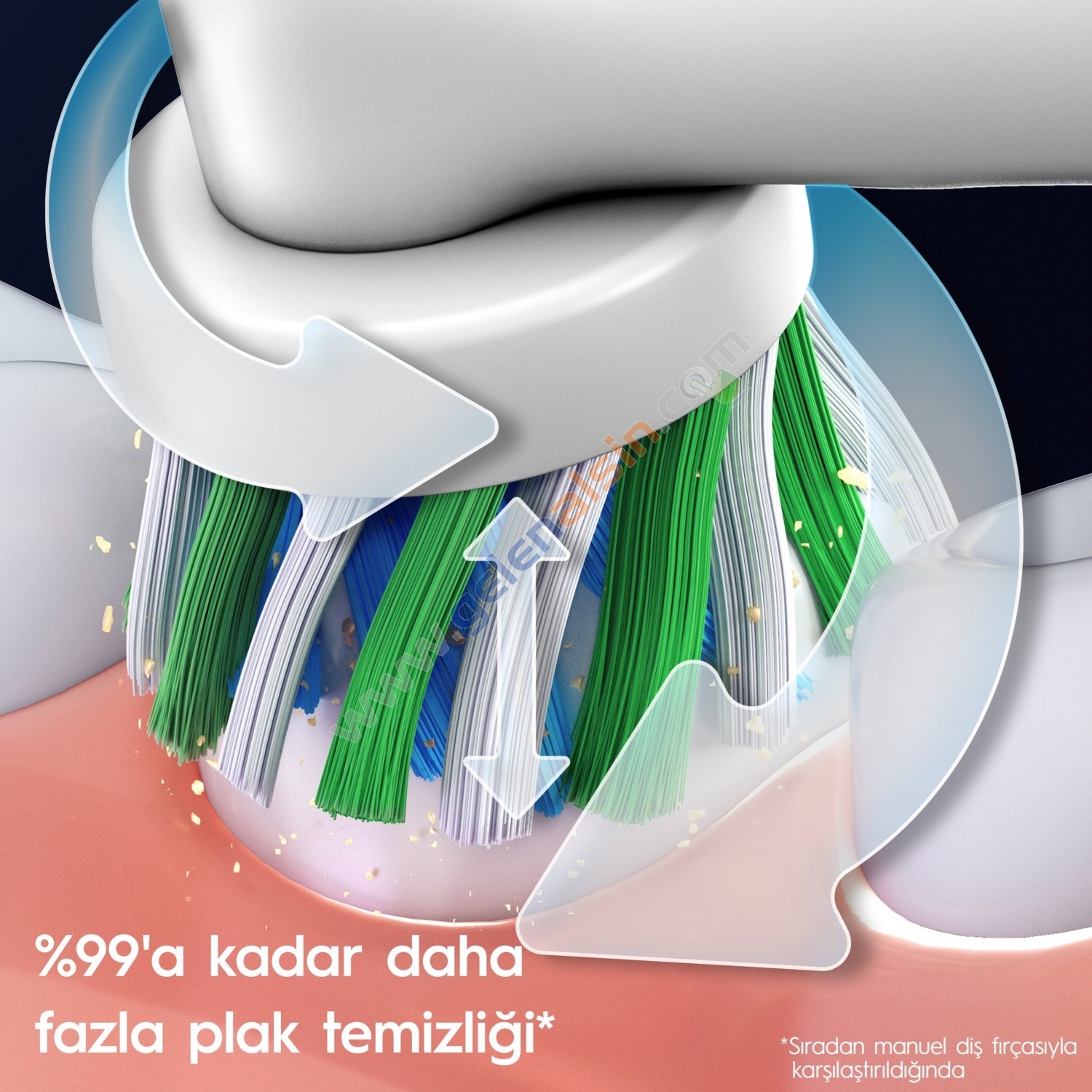 Oral-B Pro Series 1 İkili Paket, Siyah ve Mavi Elektrikli Diş Fırçaları, 2 Diş Fırçası Başlığı