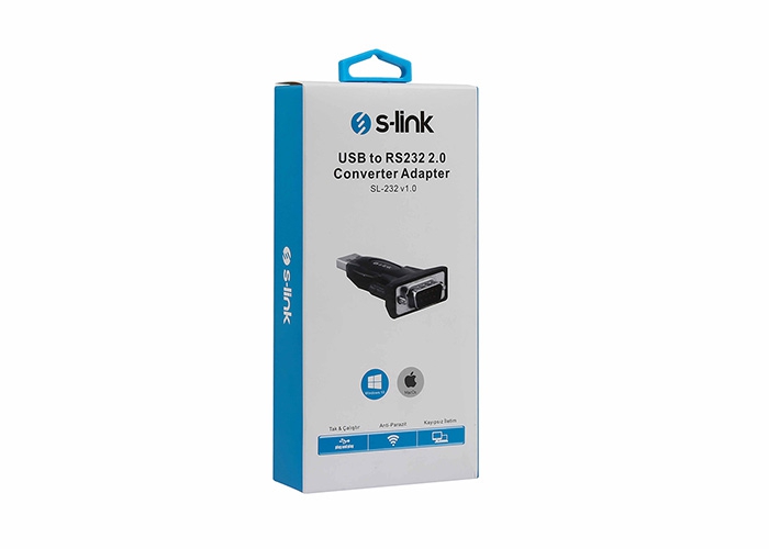 S-link SL-232 v1.0 usb To 2.0 RS232 Çevirici Adaptör