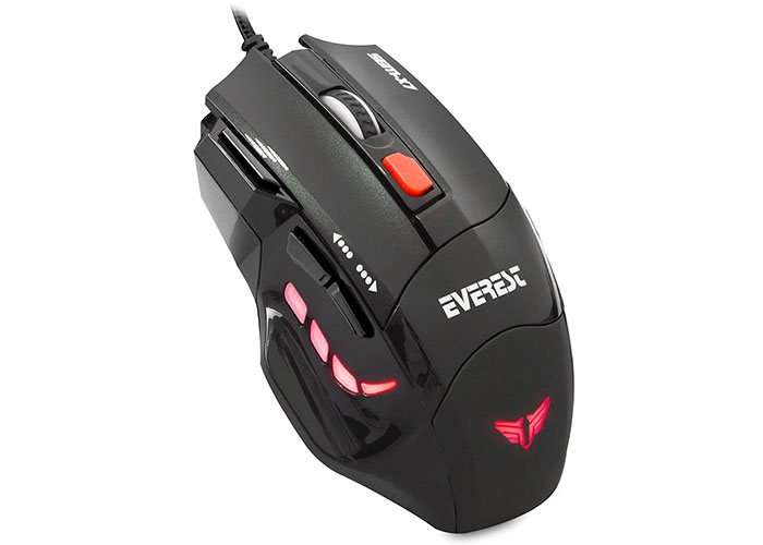 Everest SGM-X7 Usb Kırmızı Gaming Mouse Pad ve Oyuncu Mouse