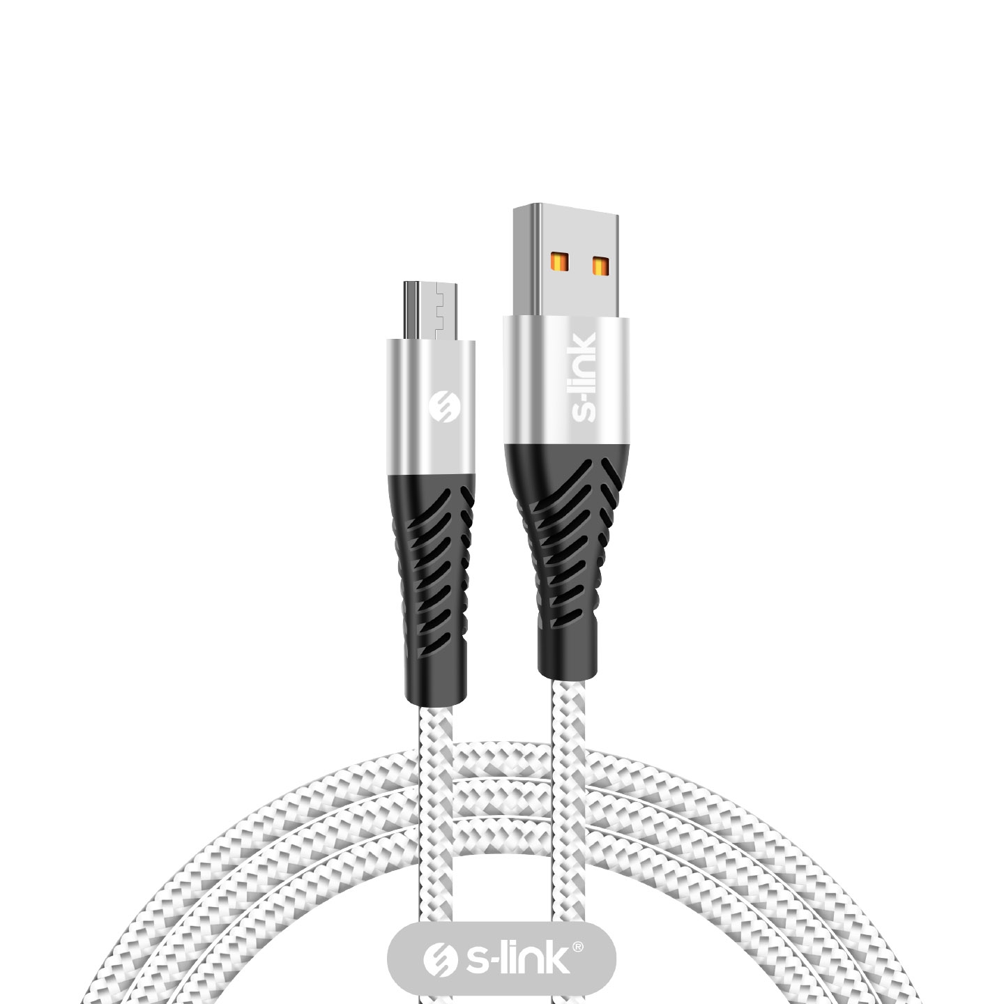 S-Link SL-STM55 Data ve Şarj Kablo Micro Usb 3A 1 M Hızlı Şarj
