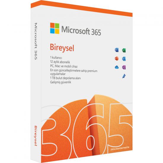 Microsoft 365 Bireysel Türkçe Kutu1 Yıl - QQ2-01451
