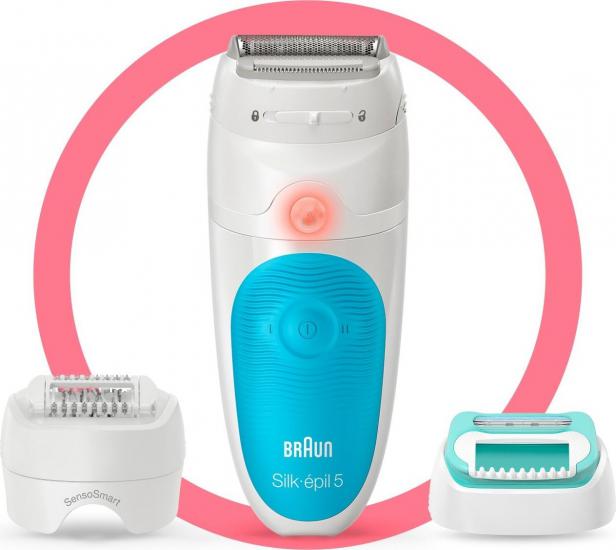 Braun Silk-épil 5 5610 SensoSmart Kablosuz Islak & Kuru 4 Ek Parçalı 3’ü 1 Arada Epilatör Fiyatı