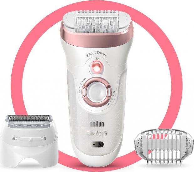 Braun Silk-épil 9 9720 SensoSmart Kablosuz Islak & Kuru 4 Ek Parçalı 2’si 1 Arada Epilatör Fiyatı