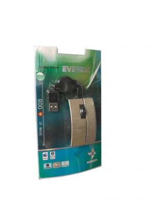 Everest SM-123C Makaralı Kablolu Gümüş Mouse 