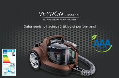 Fakir Veyron Turbo XL  Elektrikli Süpürge Kahve