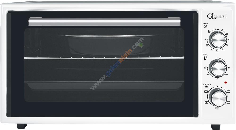 Gl General GLSF 450B Mini Fırın 45 LT Beyaz Fiyatı