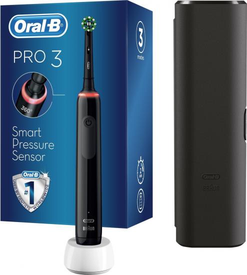 Oral-B Pro 3500 Şarj Edilebilir Diş Fırçası Siyah + Başlık Fiyatı ve Özellikleri