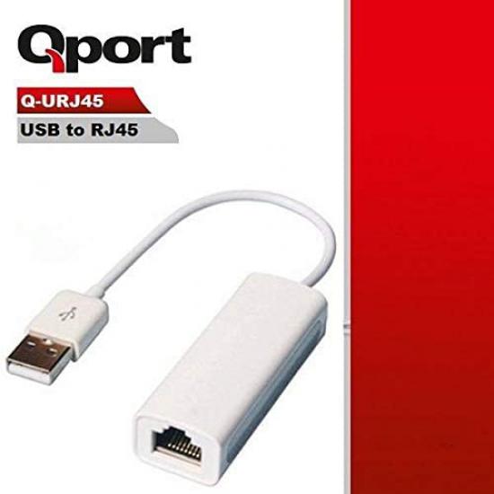 Qport USB TO RJ 45 Çevirici