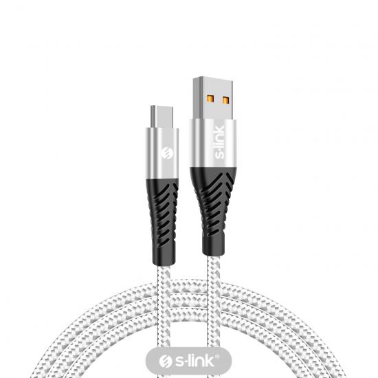 S-Link SL-STM55 Data ve Şarj Kablo Type-C 3A 1 M Hızlı Şarj Fiyatı