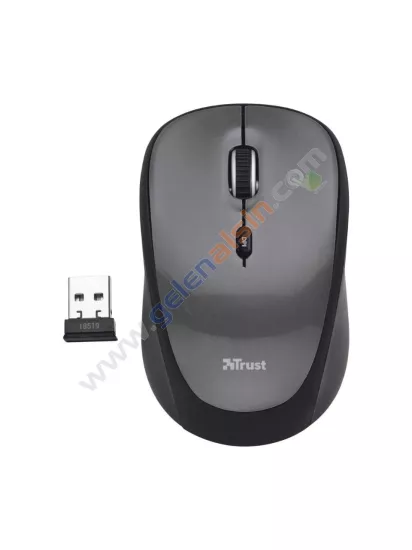 Trust 24549 Sessiz Kablosuz Mouse Gri