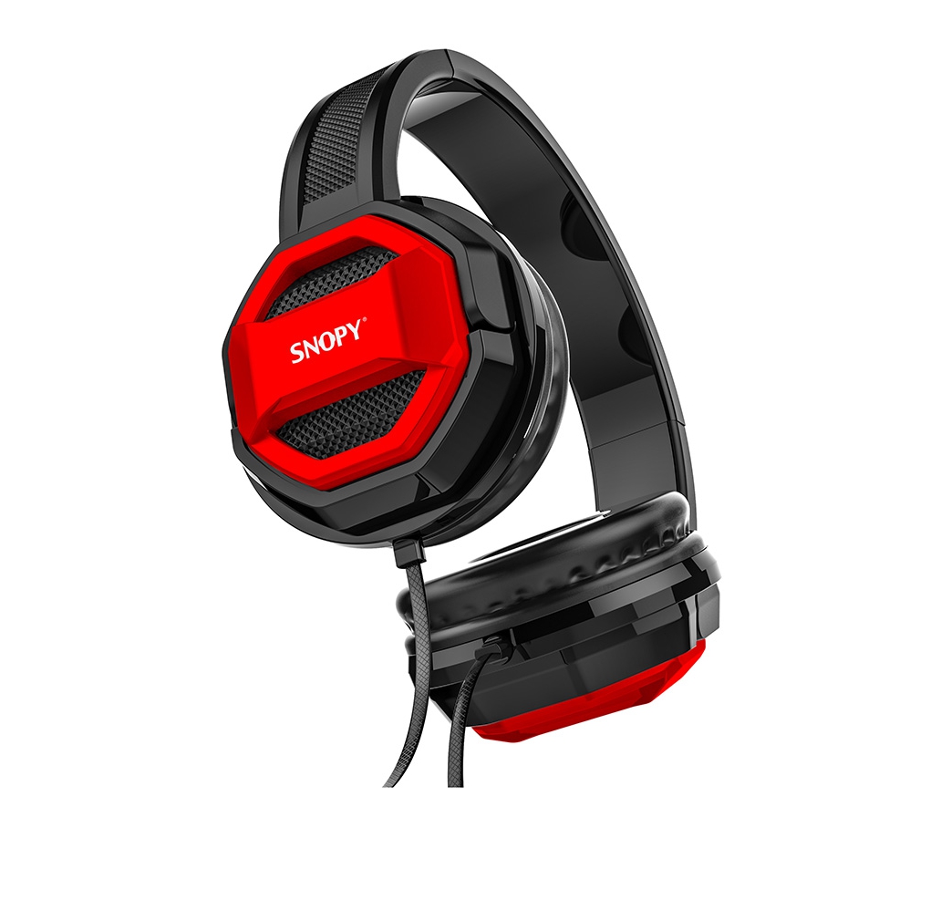 Snopy SN-101 BONNY Kırmızı PC-Telefon Mikrofonlu Kulaklık