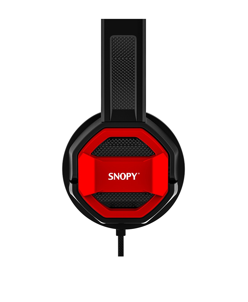 Snopy SN-101 BONNY Kırmızı PC-Telefon Mikrofonlu Kulaklık