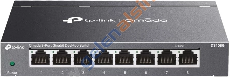  TP-Link Omada DS108G 8 Port 10-100-1000 Mbps Switch Çelik Kasa Rack Mount