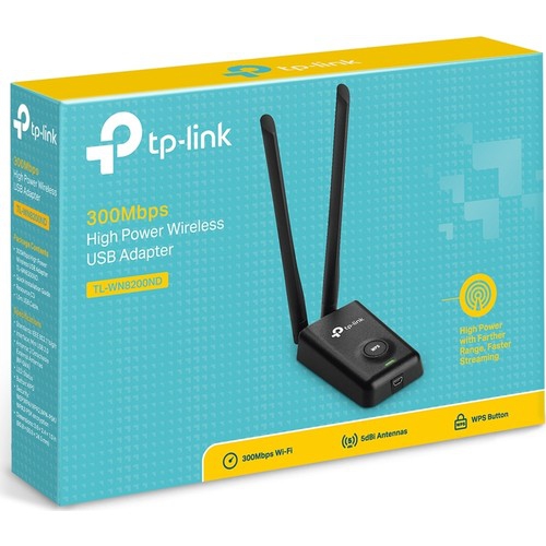 TP-LINK TL-WN8200ND 300 Mbps N Kablosuz 2x5dBi Değiştirilebilir Antenli WPS/Soft AP Yüksek Kazanımlı