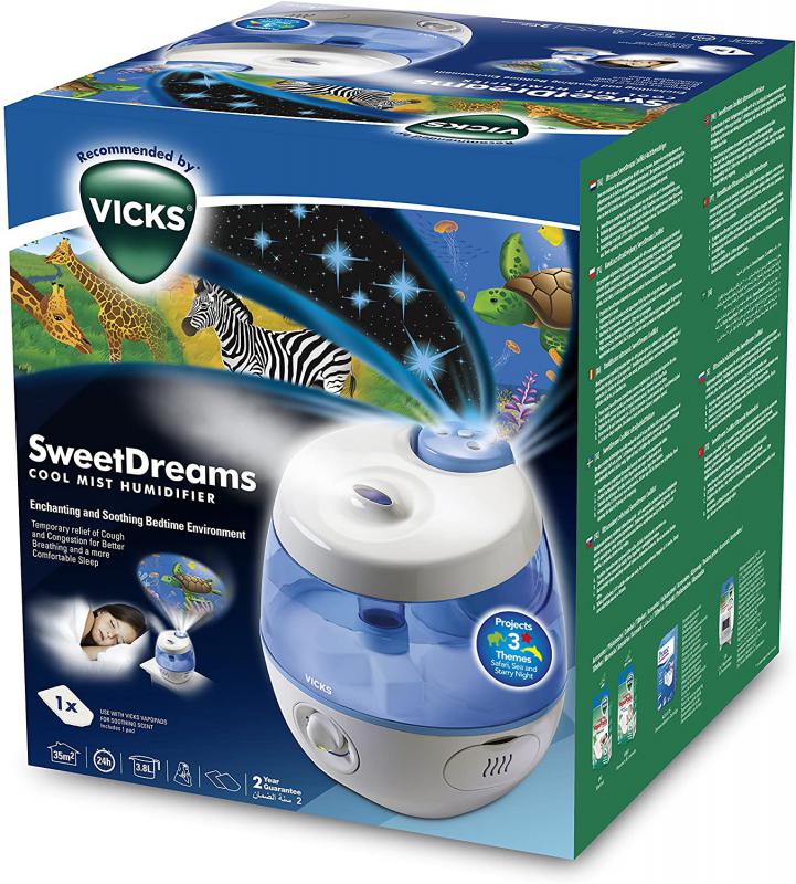 Vicks Vul575 Pediatric Ultrasonic Projeksiyonlu Hava Nemlendirici