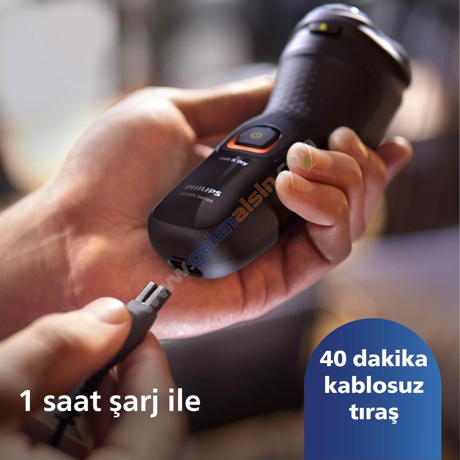 Philips 3000X Serisi X3063/00 Islak Kuru Tıraş Makinesi