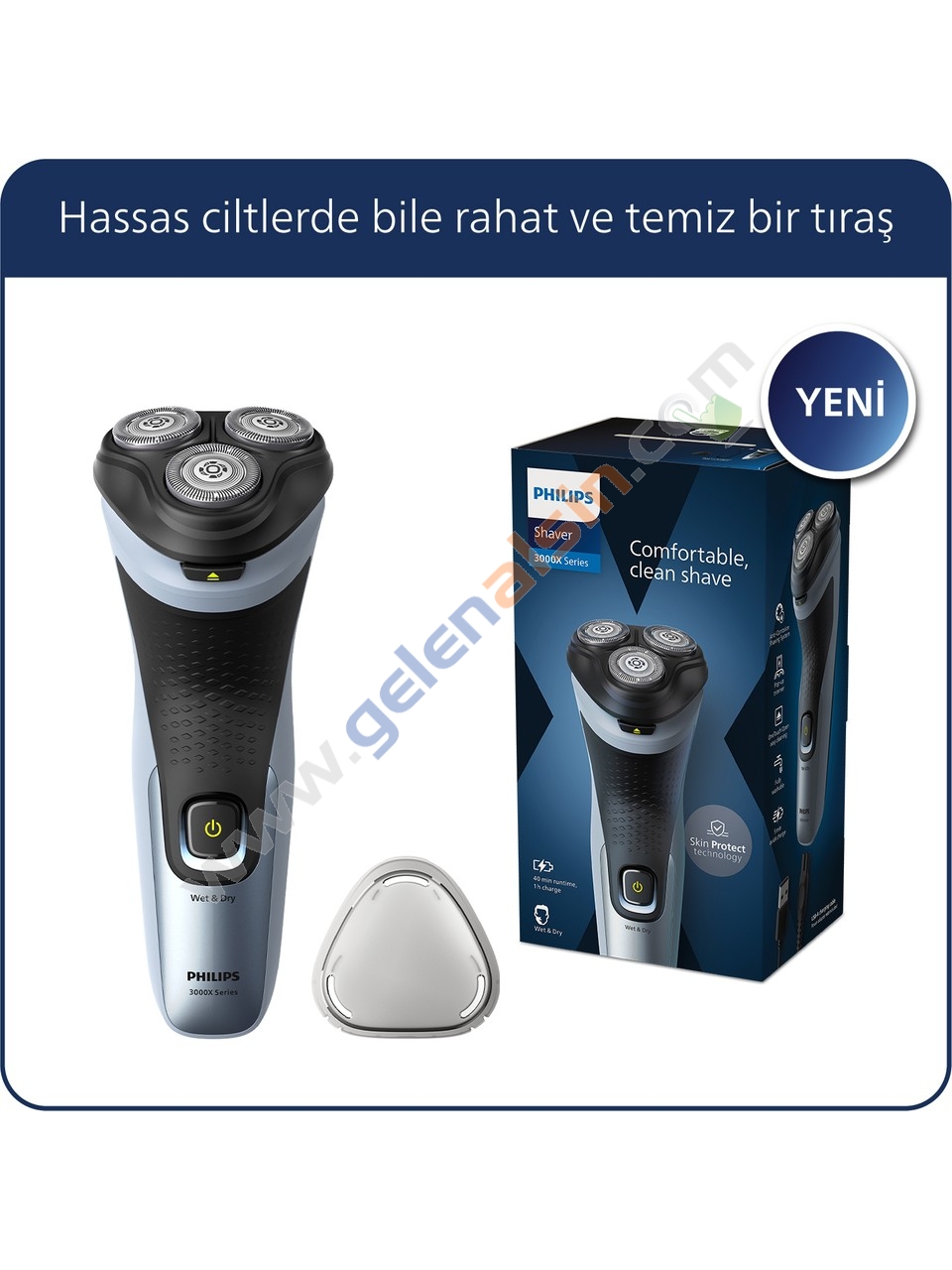 Philips 3000X Serisi X3063/00 Islak Kuru Tıraş Makinesi