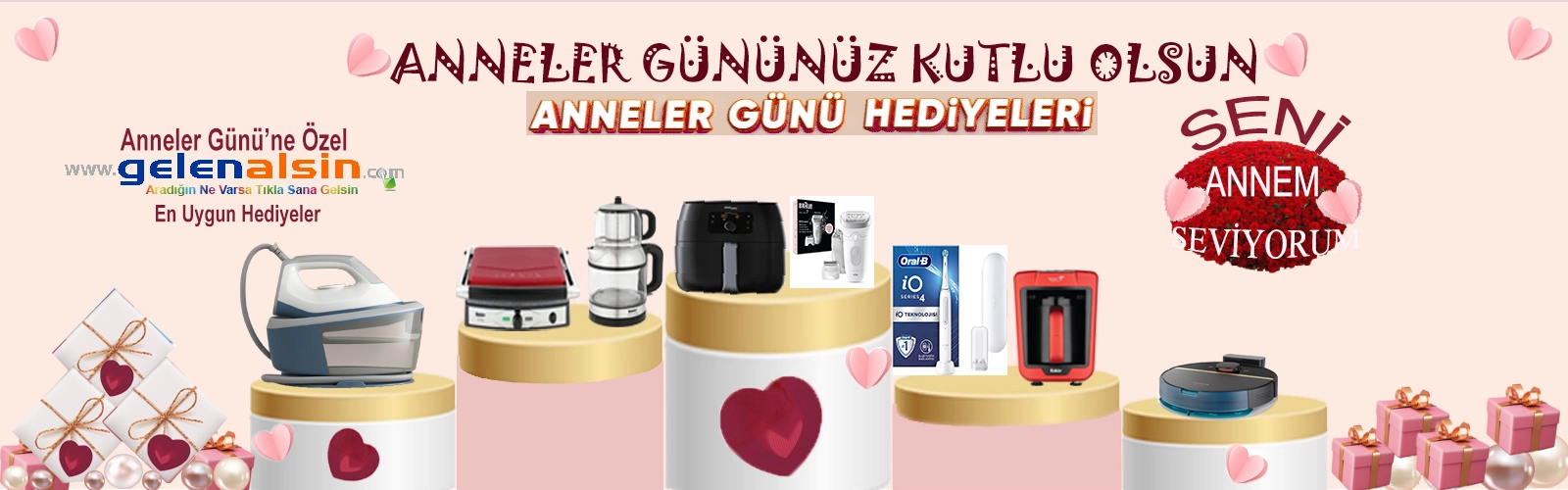 Anneler günü hediyeleri gelenalsin.com ’da